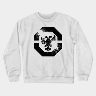 Two Headed Eagle Stencil Crewneck Sweatshirt